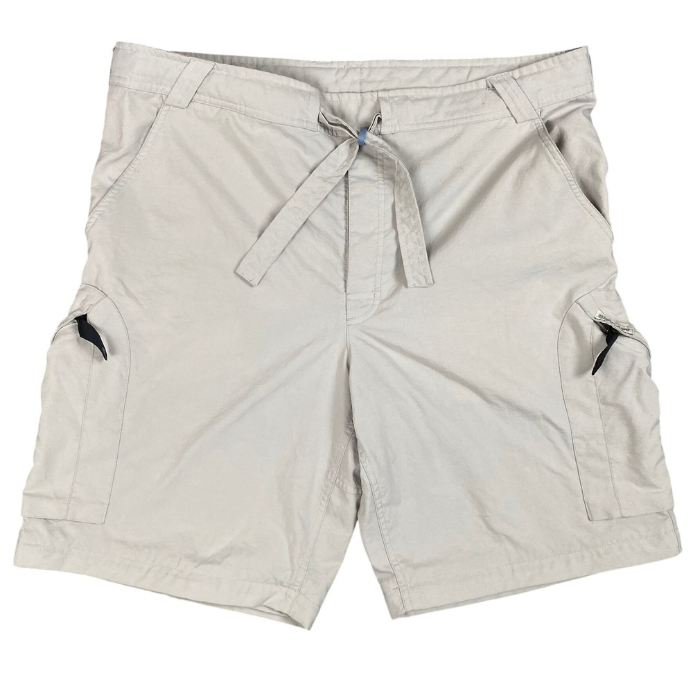 Nike ACG Mens Large Cargo Shorts Beige Vintage All Conditions Gear Hiking